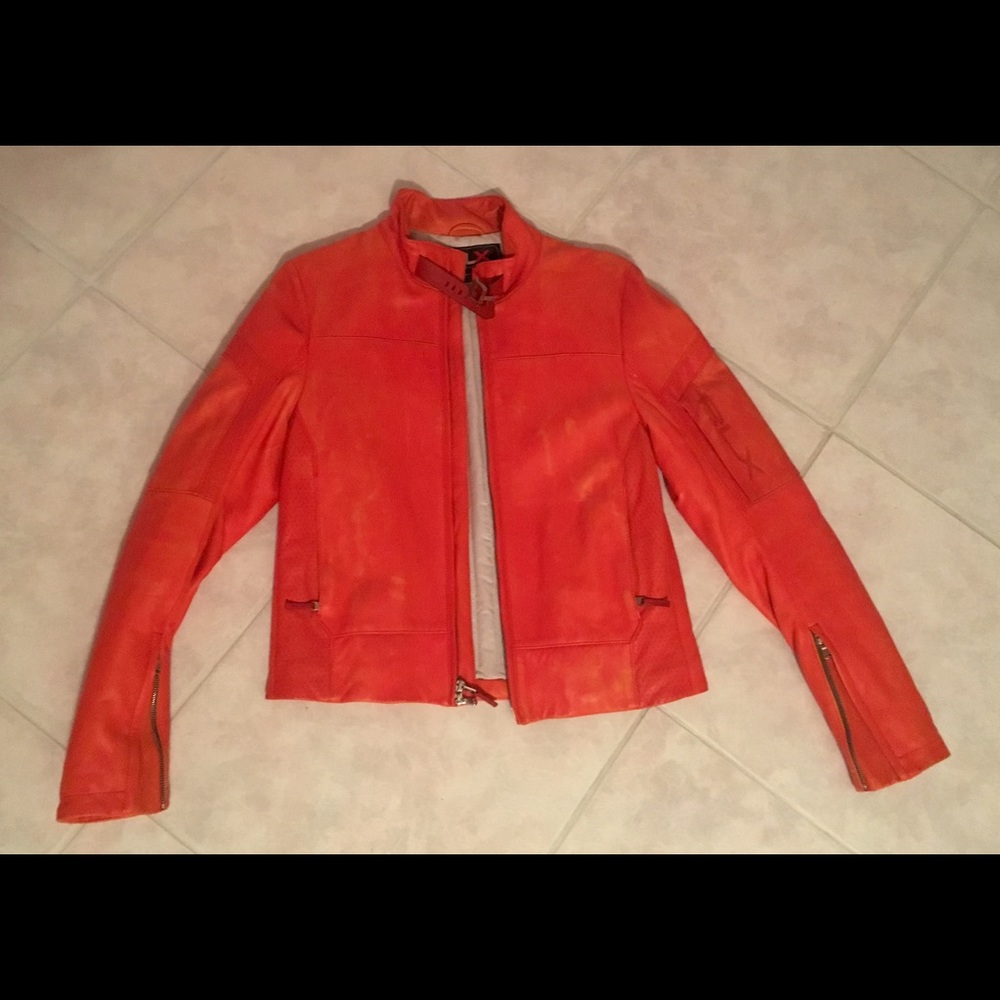 Mens RLX Leather Jacket