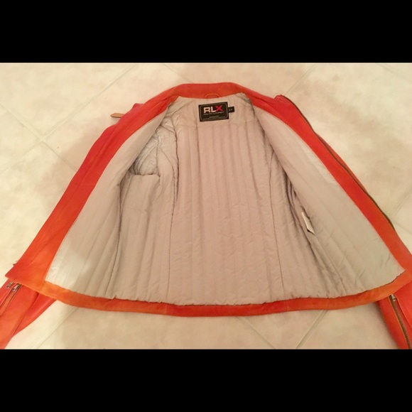 Mens RLX Leather Jacket - Picture 2 of 7