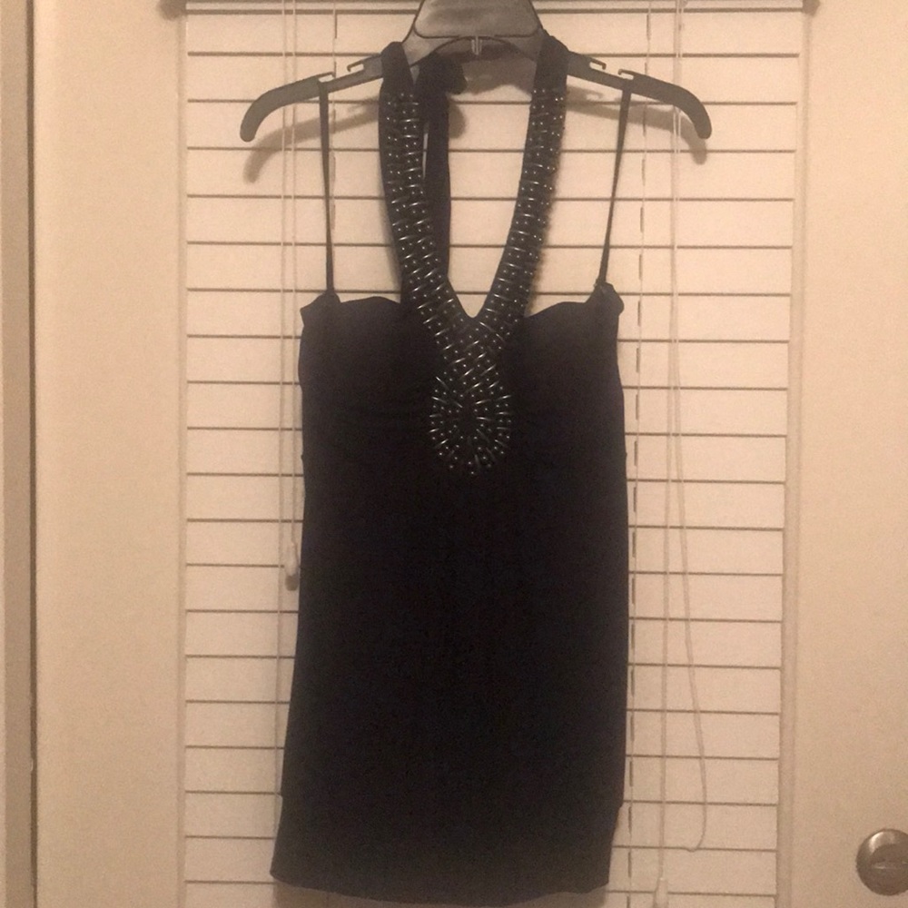 Beaded halter top