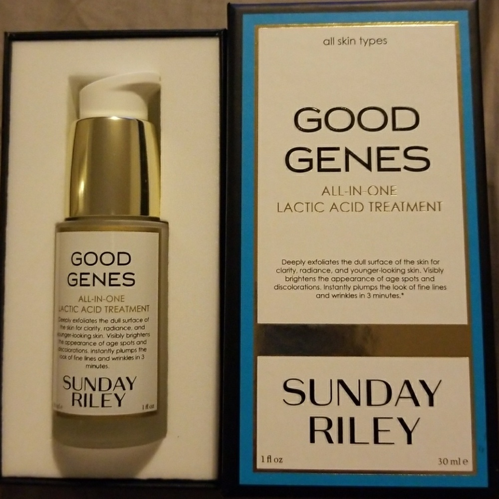 Good genes Sunday Riley  lactic acid treatment NEW
