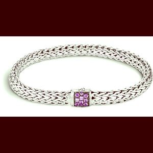 John Hardy Purple Lava Bracelet