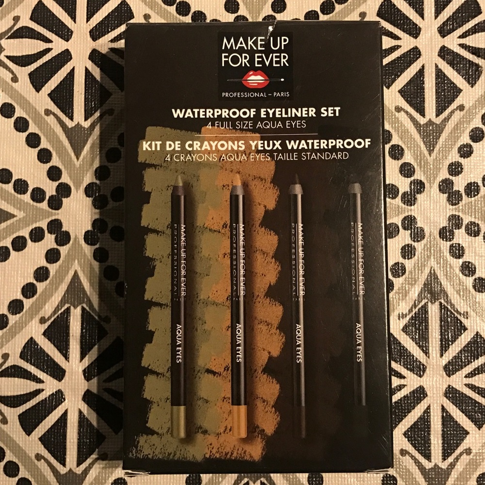 4 neutral pencil eyeliner set