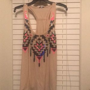 Express razor back tank