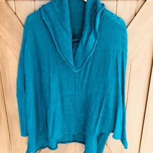 🌈ANTHROPOLOGIE TEAL SWEATER 🧤
