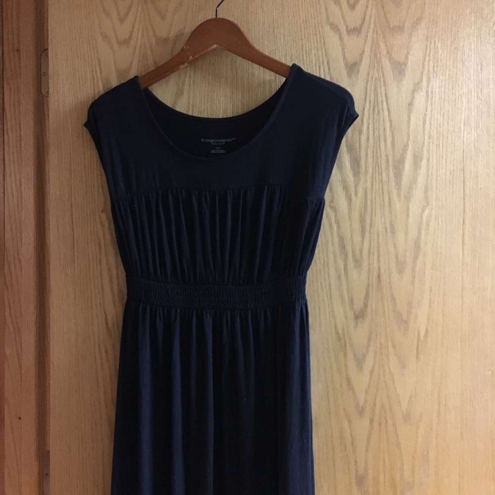 Black Maternity maxi dress
