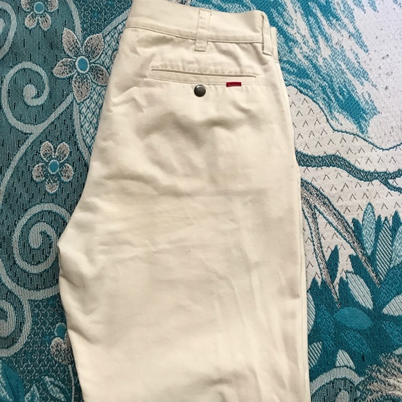 White Supreme Pants