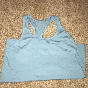 Lululemon light blue tank top
