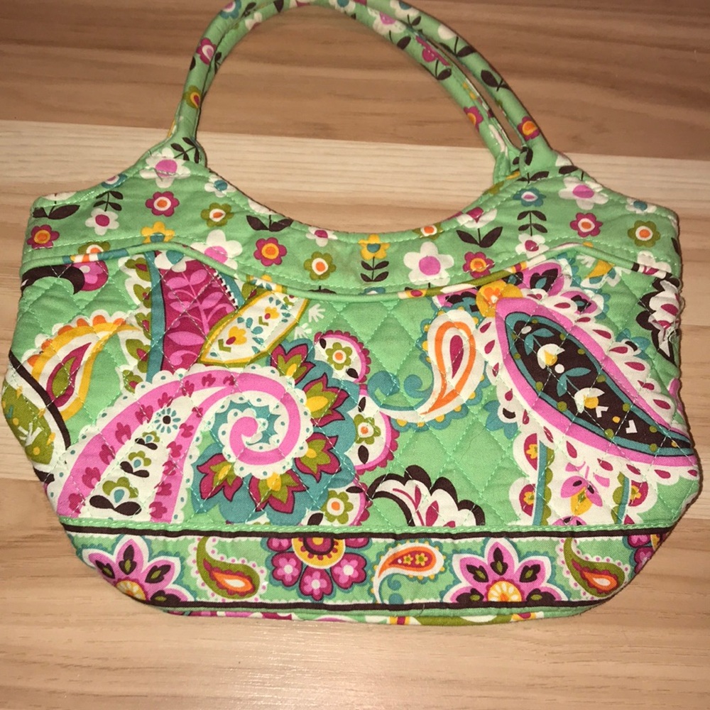 Vera Bradly Small Tote Canvas Bag