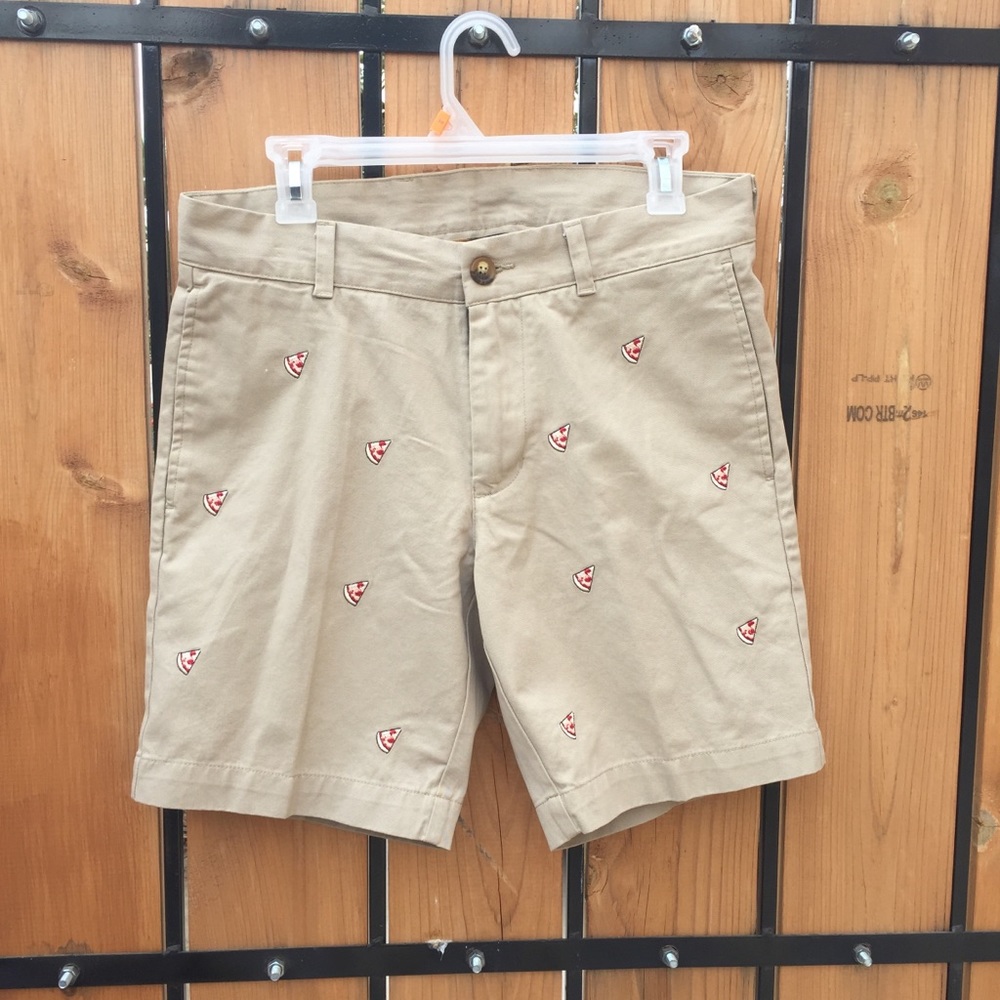 VINTAGE 1946 PIZZA PRINT SHORTS,NEVER WORN!