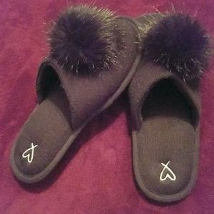 Victoria's Secret Pom Pom Slippers