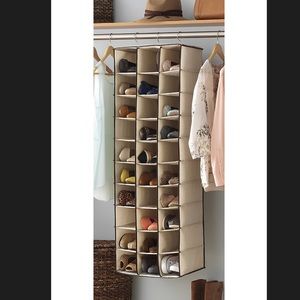 Whitmor Hanging Shoe Shelves 30 Section