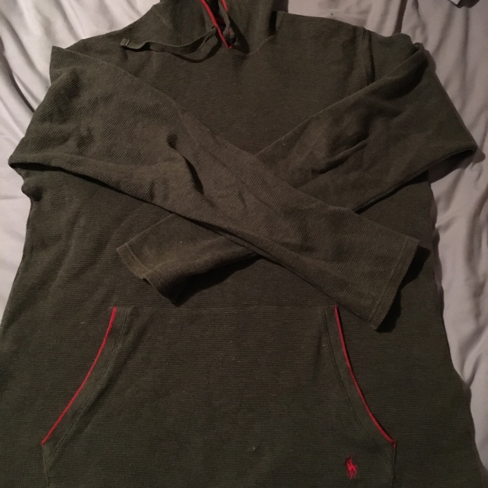 Light weight polo hoodie