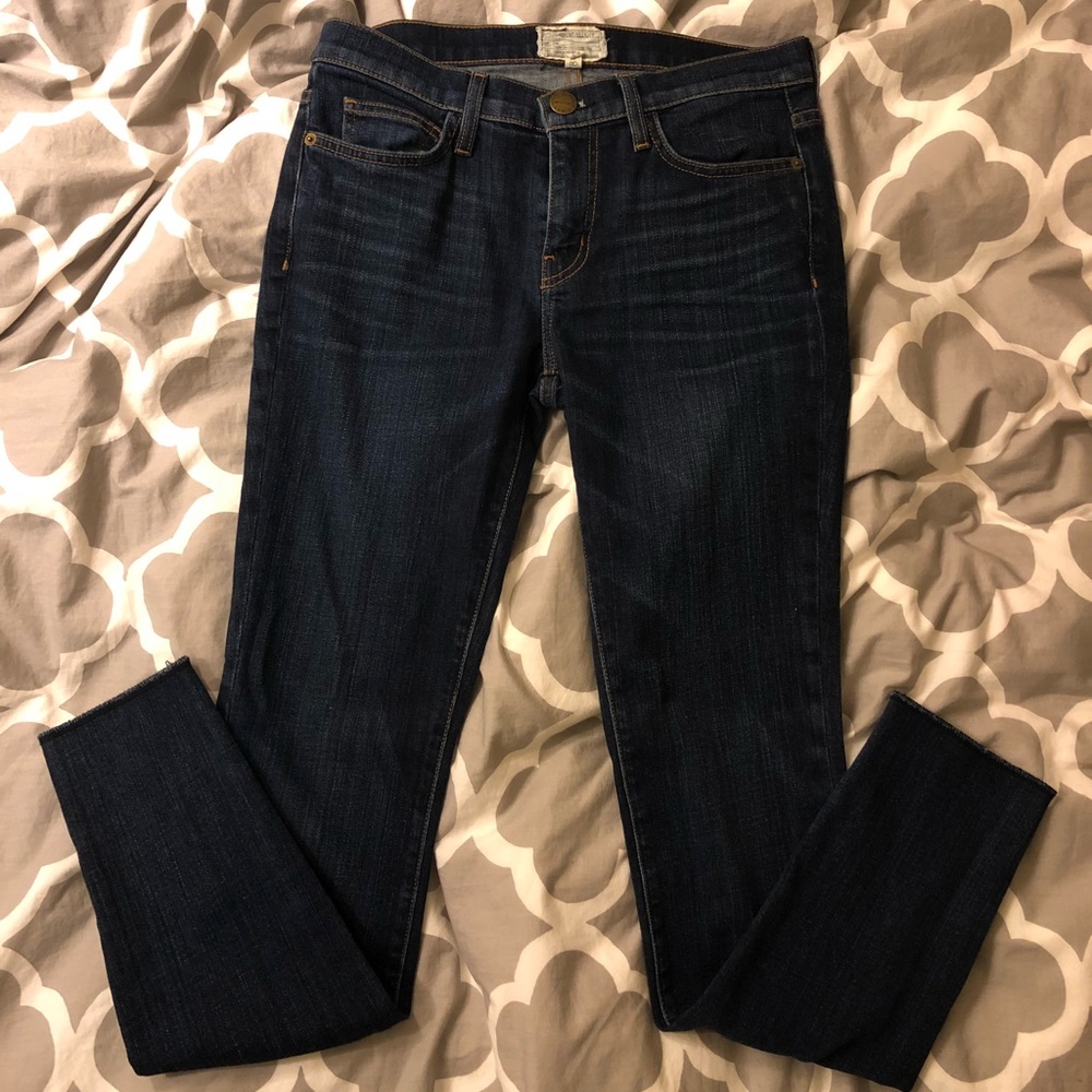 Current Elliot Rolled Skinny in Gibson wash.