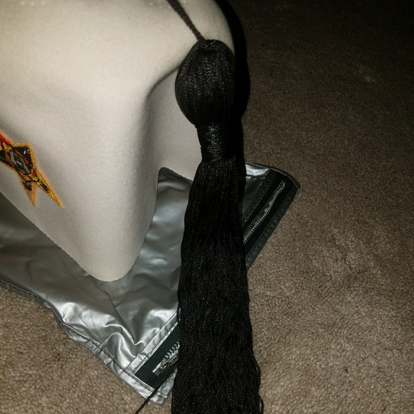 OES Order of the Eastern Star vintage hat & pin main image 7