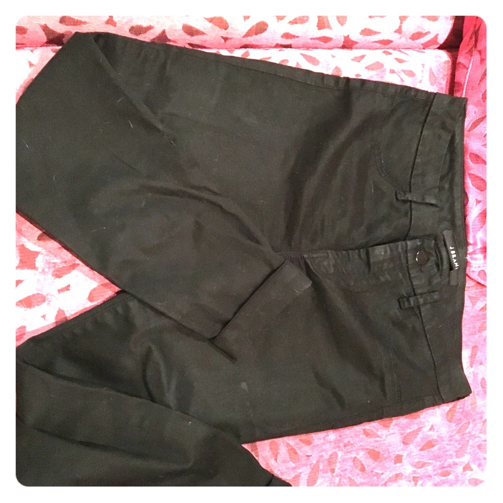 j-brand stretchy ankle black pants
