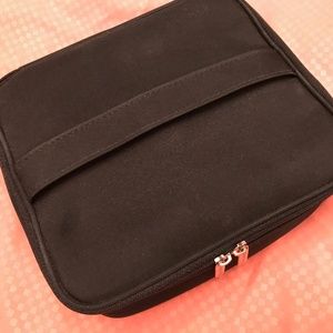 BareMinerals Black Nylon ZipAround Travel Case-New