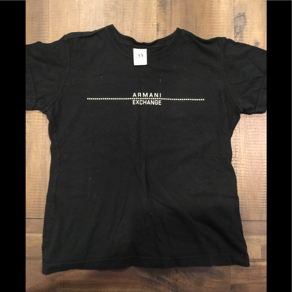 Studded black Armani shirt