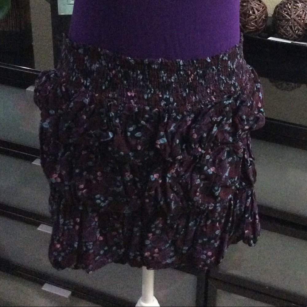 Purple layered skirt by guess