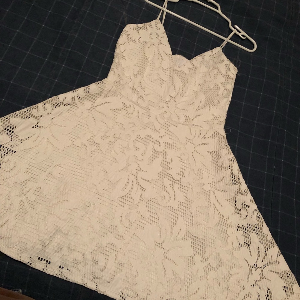 White Spaghetti Strap Dress