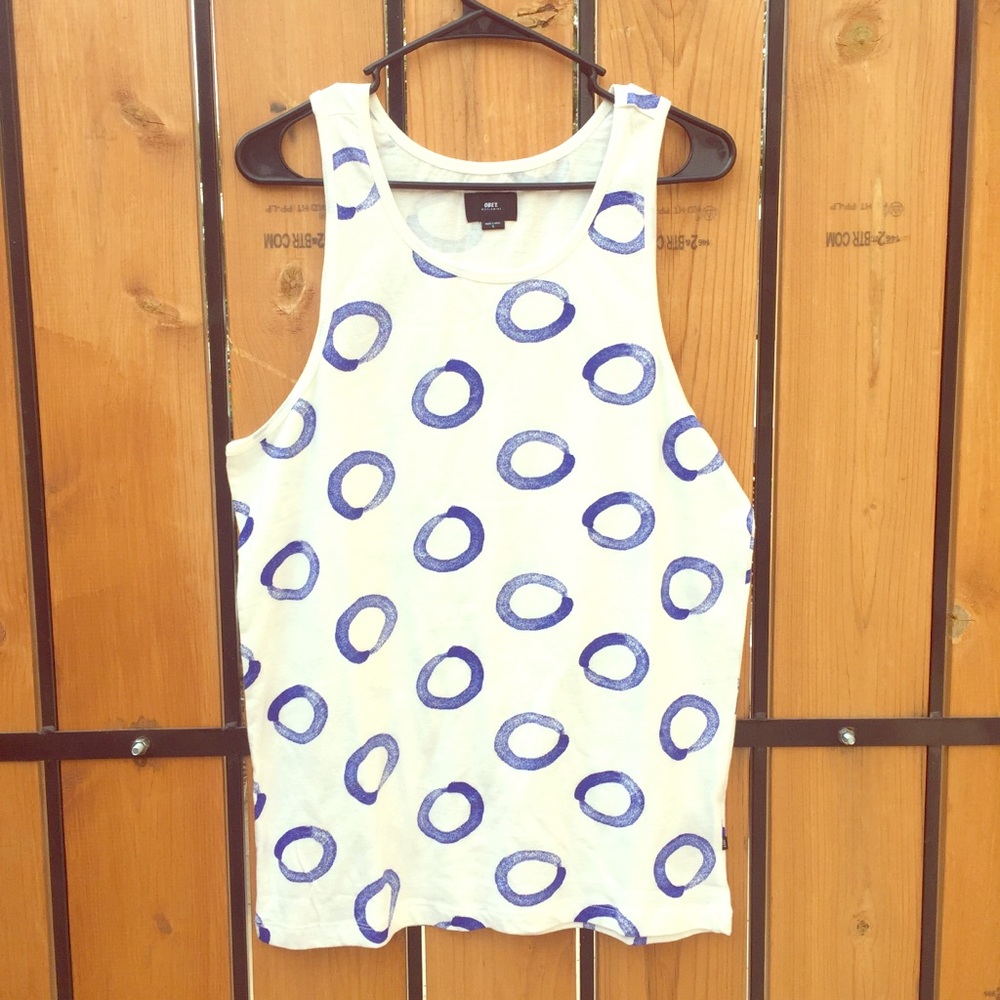 OBEY TANK TOP, SIZE:S NEVER WORN!