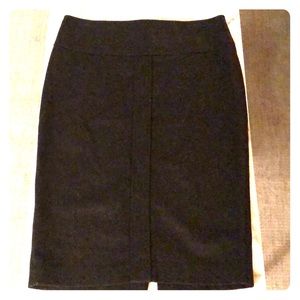 Brown wool skirt