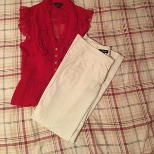 Winter White Bebe dress pants