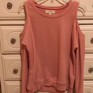 Cold shoulder sweatshirt - only worn once!