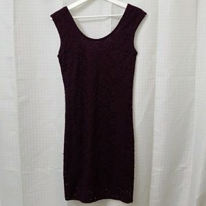 Dress midi eggplant color