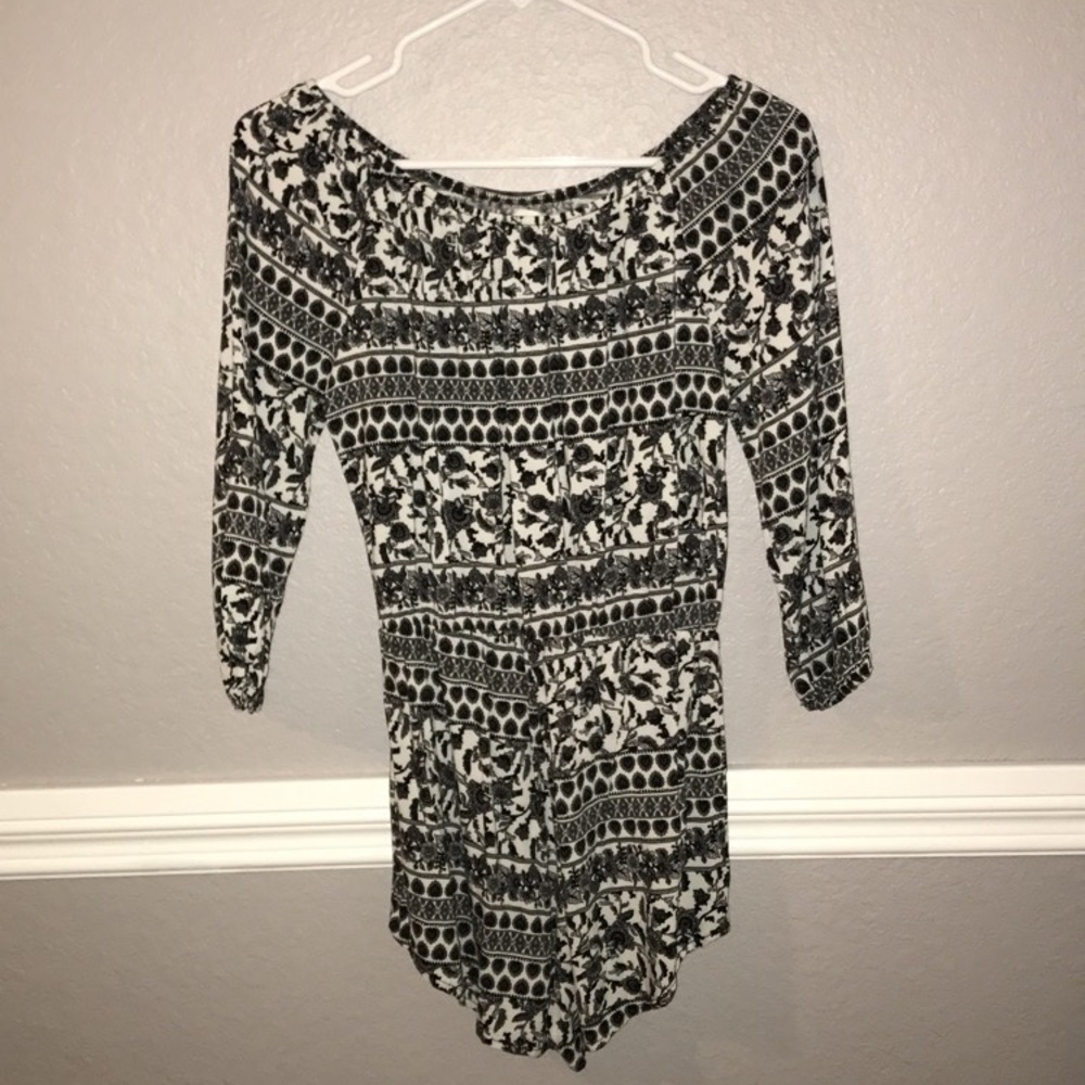 Off the shoulder romper!