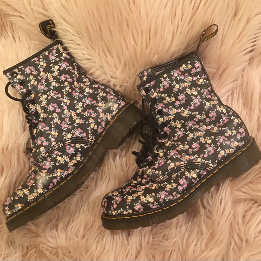 Dr. Martens 1460 floral combat boot 9