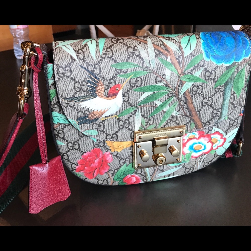 Padlock medium Gucci Tian shoulder bag