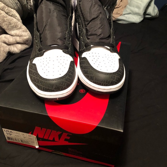 Jordan 1 high re2pect sz 10.5