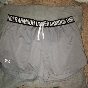 Under armour grey shorts