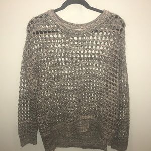 Oversized gray sweater