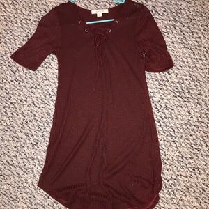 Maroon dress