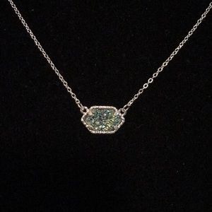 🎁GREAT GIFT 🎁 Druzy green pendant necklace