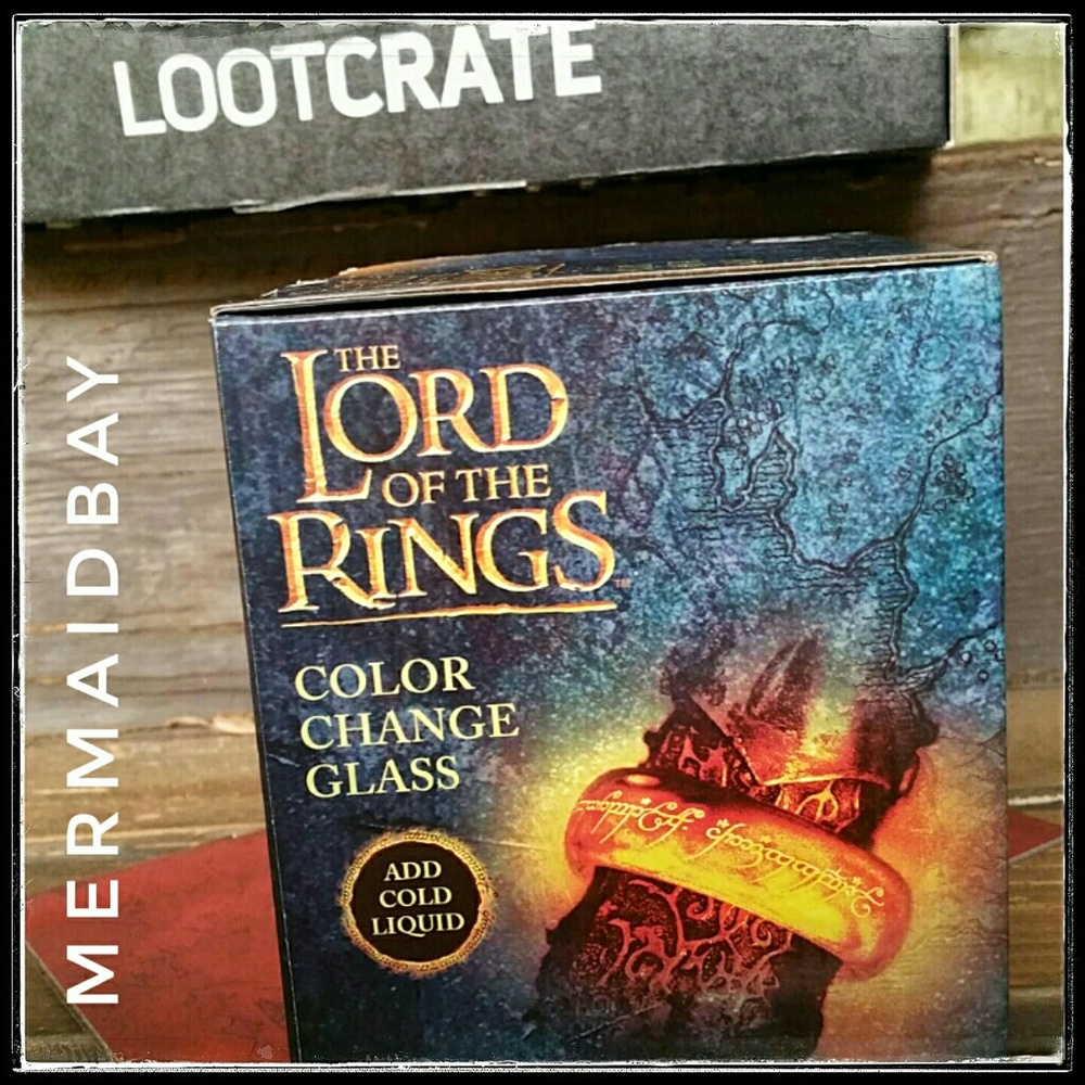 Lord of the Rings Color Change Glass, Collectable!