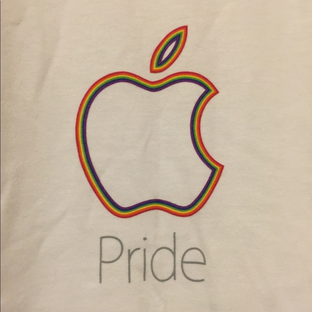 Apple Pride t-shirts