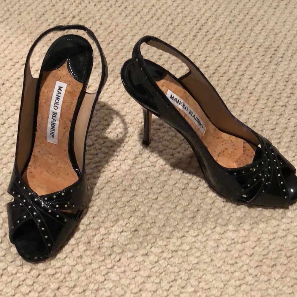 Open toe Manolo Blahnik - NEVER WORN