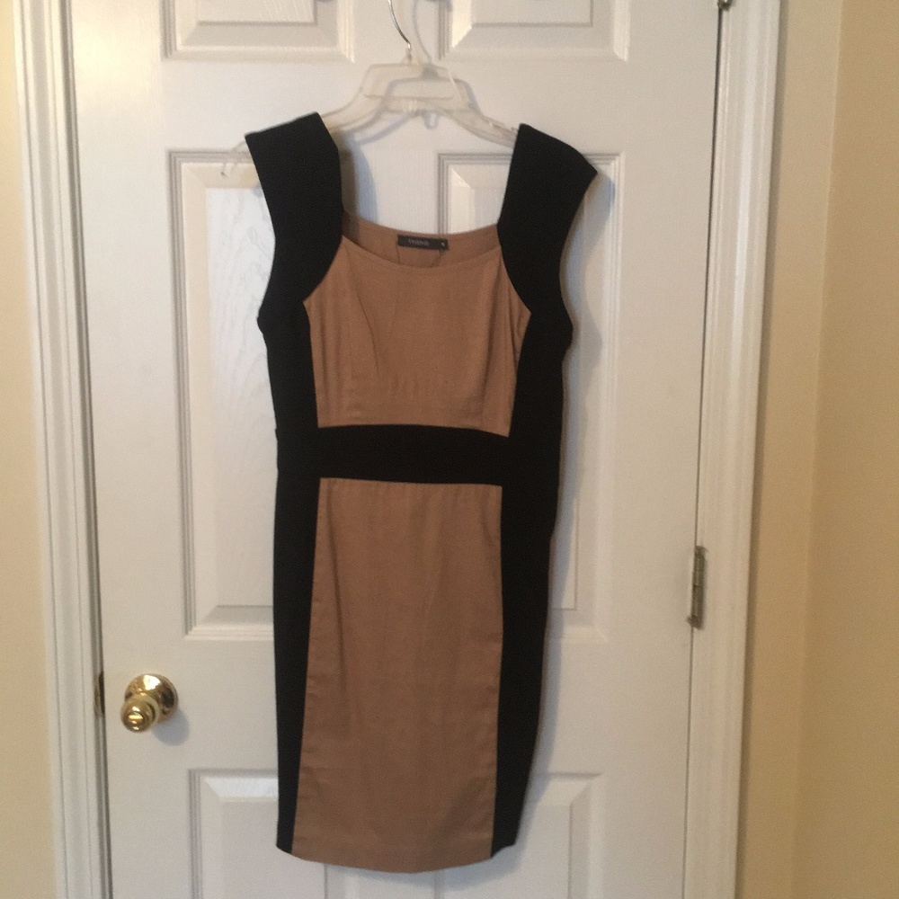 Black & Tan Business Dress - Size M