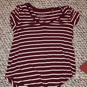 american eagle striped soft t shirt
