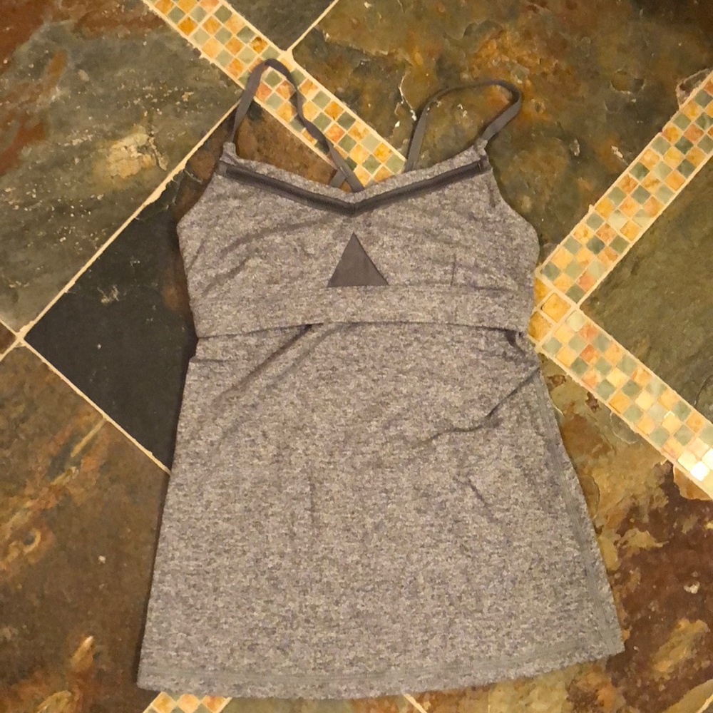 EUC LuluLemon Grey Top