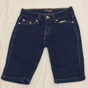 Navy blue Levi's Denim Bermuda Shorts