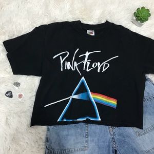 Pink Floyd cropped t-shirt