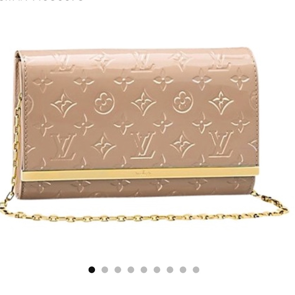 **SOLD** Louis Vuitton Beige Patent Leather Bag