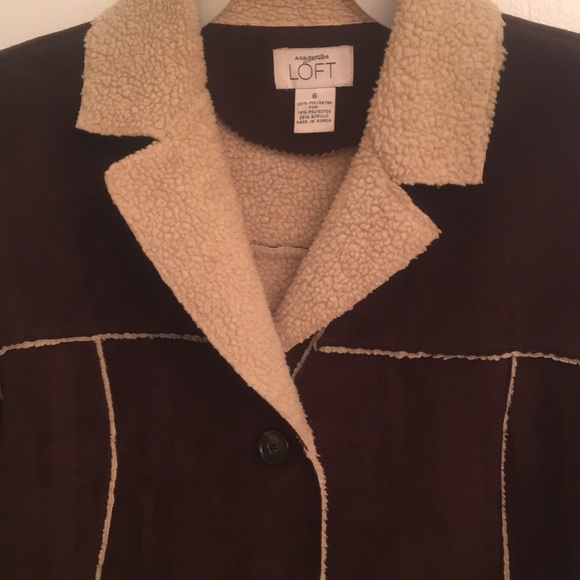 Beautiful Brown Winter Suede Jacket - Picture 6 of 15