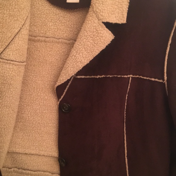 Beautiful Brown Winter Suede Jacket - Picture 10 of 15