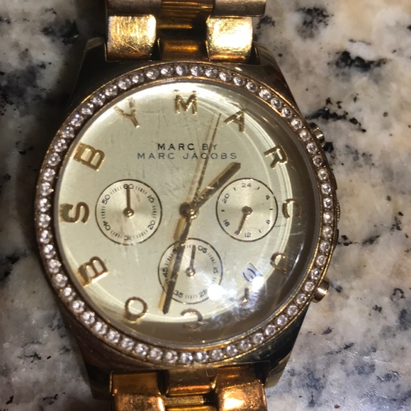 MARC by Marc Jacobs gold watch main image 4