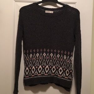 ♦️2/$25♦️Abercrombie Kids L/14 Grey sweater