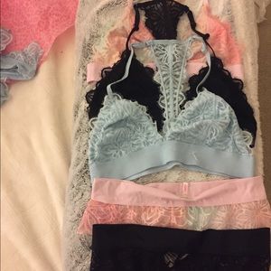 Victoria's Secret PINK Bralettes and panties